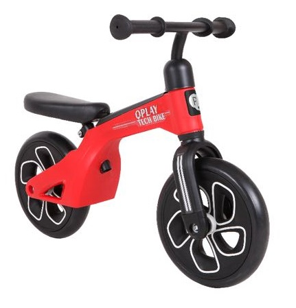 Tech Bicycle אופני איזון עם כיסא וידית מתכווננים - אדום 1