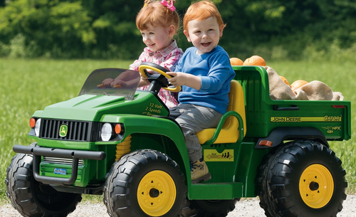 ג'יפ לילדים ג'ון דיר גאטור John Deere Gator HPX 12V 2