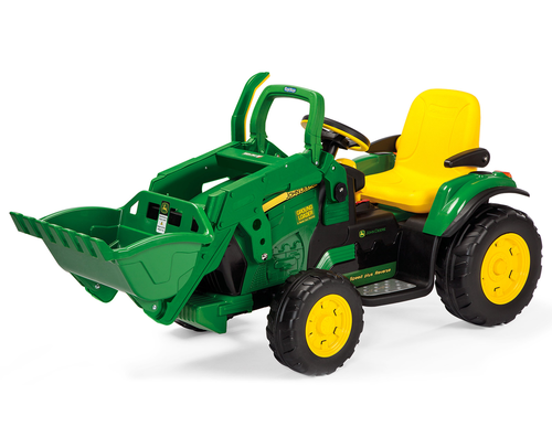 טרקטור ממונע 12V ג'ון דיר עם כף JOHN DEERE GROUND LOADER 2
