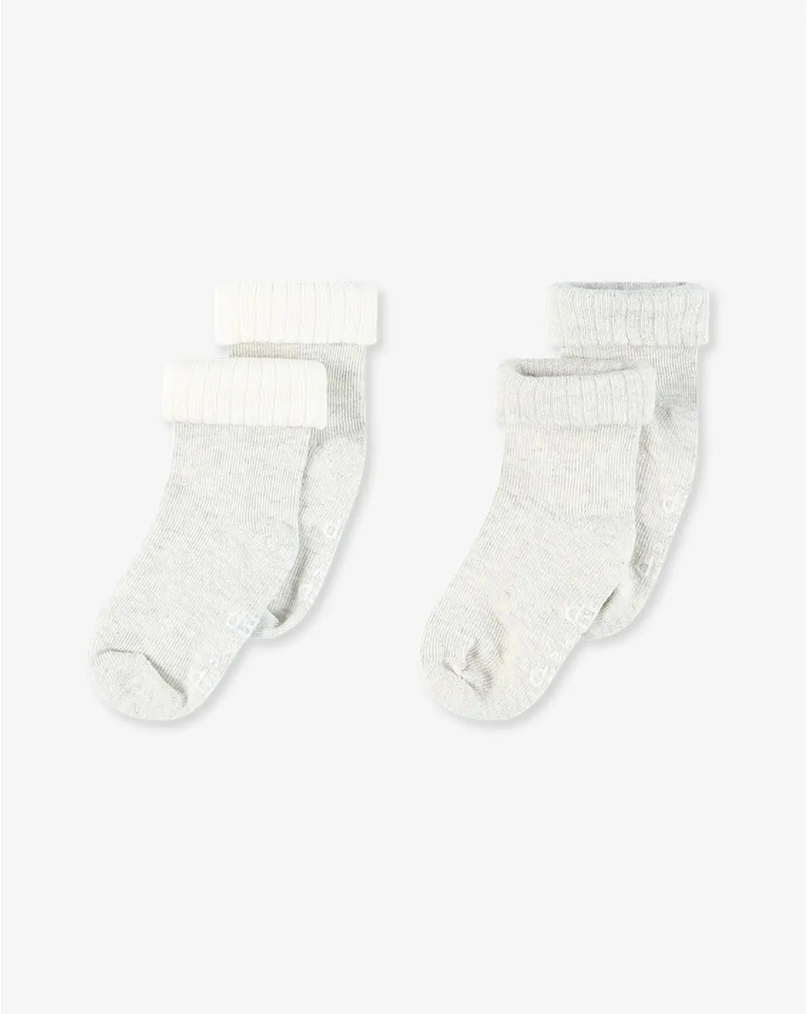 מארז שני זוגות גרבי ריב למניעת החלקה SOCKS 6-12-אפור