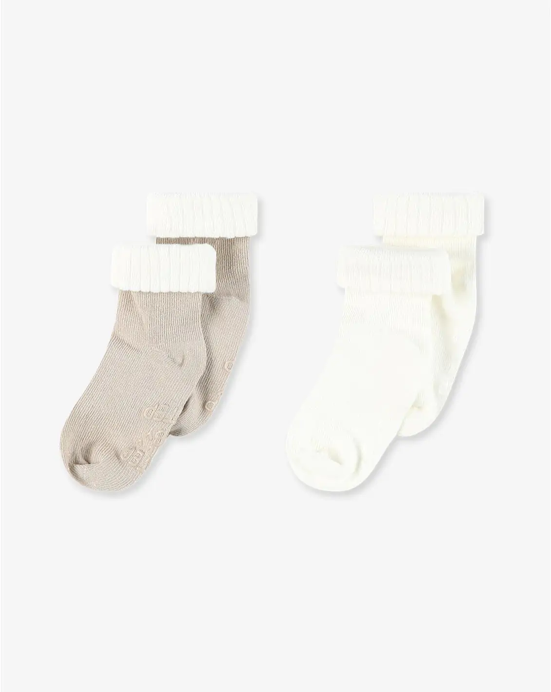 מארז שני זוגות גרבי ריב למניעת החלקה SOCKS 6-12-אבן