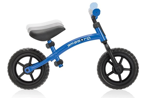 אופני איזון Go Bike 2024 עם שלדה מתהפכת, מצבי גובה במושב ובכידון - כחול 4