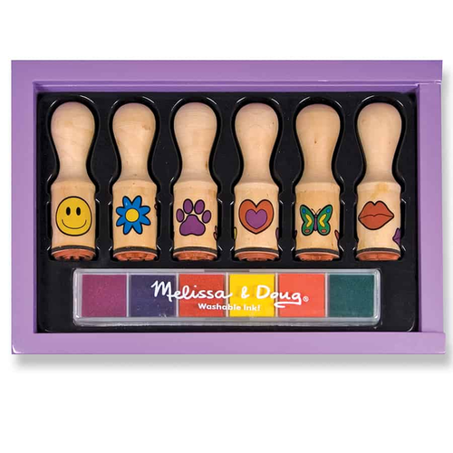 סט 6 חותמות עם ידית מעץ 1