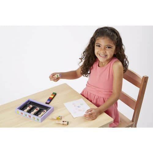 סט 6 חותמות עם ידית מעץ 3
