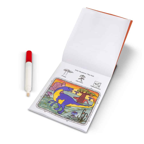 חוברת צביעה טוש קסם 24 דפים - דינוזאורים 2