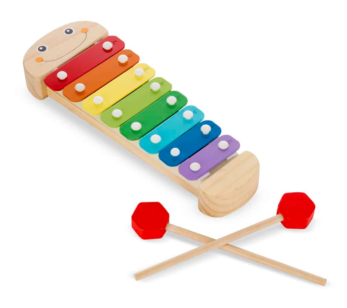 זחל קסילופון צבעוני מעץ 1