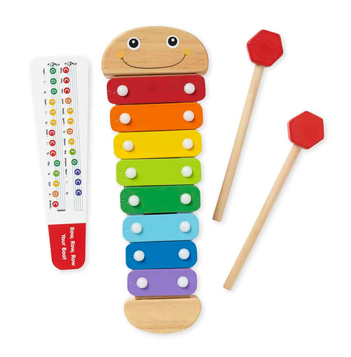 זחל קסילופון צבעוני מעץ 5