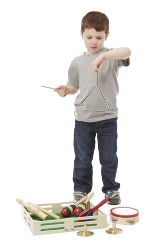 סט כלי נגינה כלי הקשה מעץ 10 חלקים 3