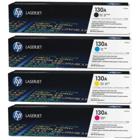 סט טונרים מקוריים HP 130A