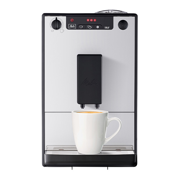 מכונת קפה אוטומטית Melitta Solo Pure Silver דגם 31000 | יבואן רשמי שנתיים אחריות