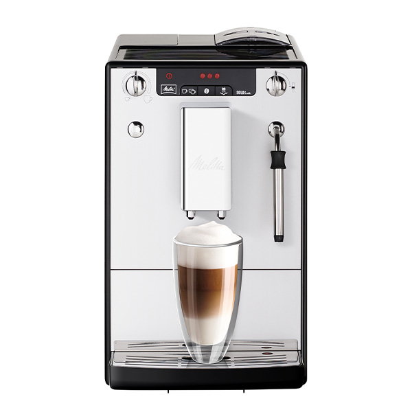 מכונת קפה אוטומטית Melitta Solo & Milk Silver דגם 31001 | יבואן רשמי שנתיים אחריות