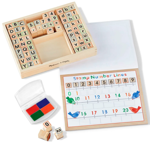 סט 71 חותמות אותיות ה A-B-C מעץ 1