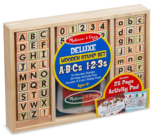 סט 71 חותמות אותיות ה A-B-C מעץ 2