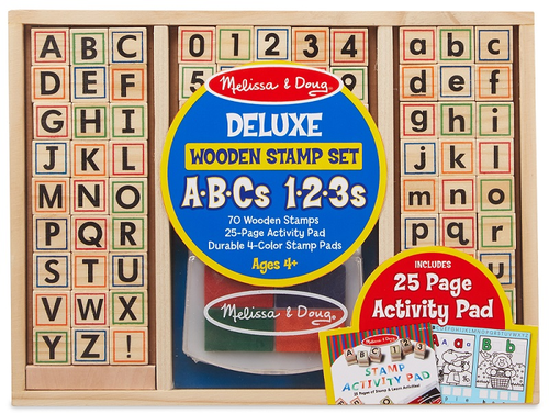 סט 71 חותמות אותיות ה A-B-C מעץ 7