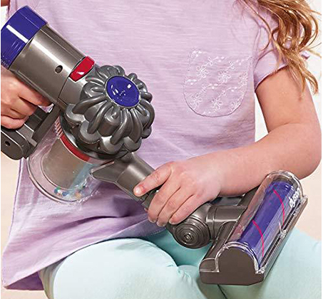 שואב אבק אלחוטי לילדים דייסון DYSON עם מגוון אביזרים 3