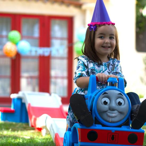 מסלול רכבת הרים במדרון תומס הקטר THOMAS THE TANK ENGINE דגם 7366 5