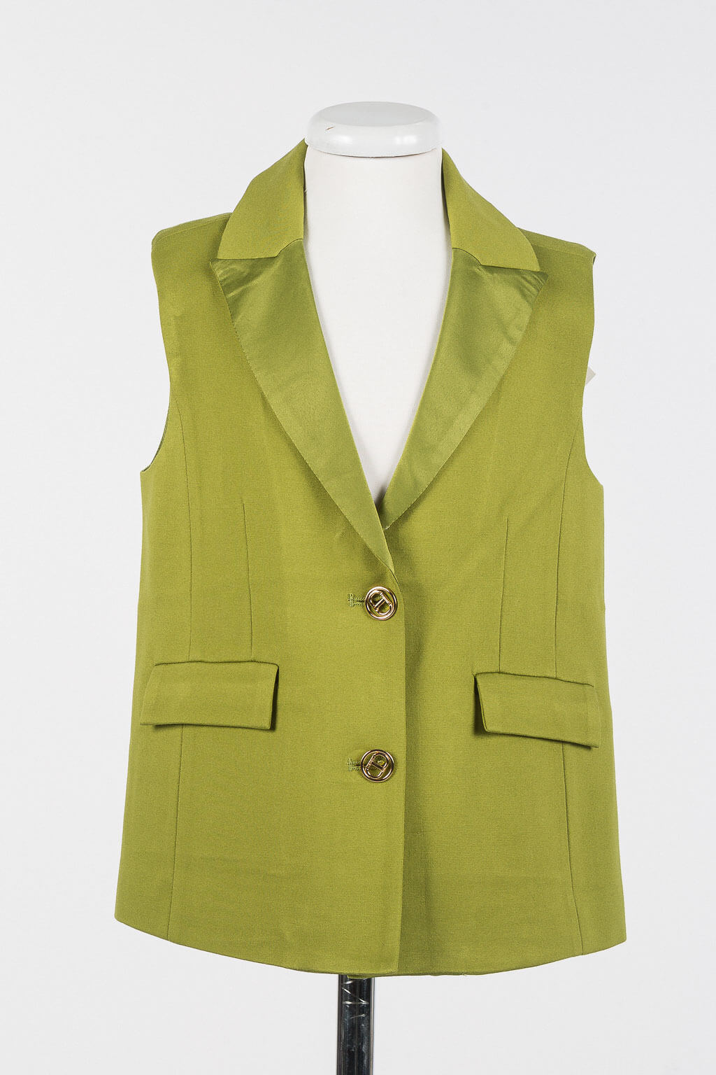KNITTED VEST JACKET