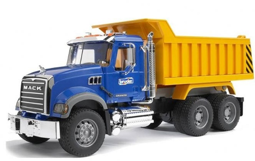 משאית הובלה מאן MACK Granite כחולה 1