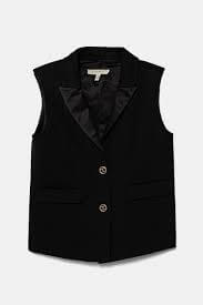 KNITTED VEST JACKET