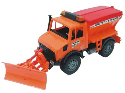 מפלסת שלג יונימוג מרצדס בנץ Mercedes Benz כתומה 3