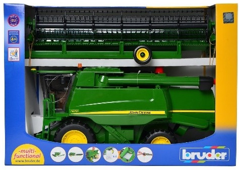 קומביין ג'ון דיר John Deere Combine harvester T670i ירוק 4