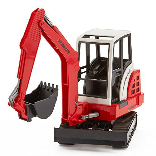 מיני טרקטור מחפרון Schaeff HR16 Mini excavator עם כף נשלפת - אדום 2