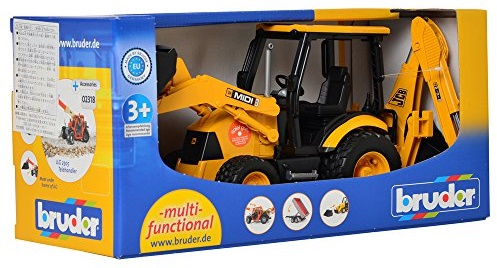 טרקטור שופל ומחפרון JCB MIDI CX Backhoe loader - צהוב 4