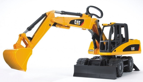 טרקטור מחפרון קטרפילר Cat Excavator עם כף נשלפת - צהוב 1
