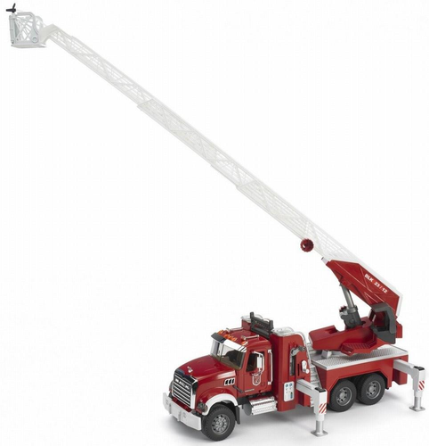 כבאית מאק MACK עם סולם, מערכת השפרצת מים ואפקטים קוליים  3