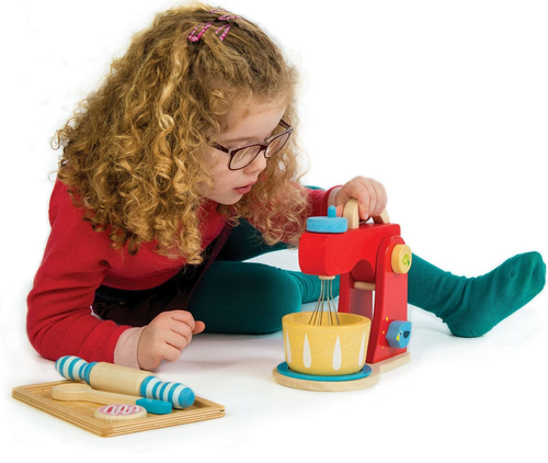 סט מיקסר ואפיה מעץ מלא 7 חלקים 3