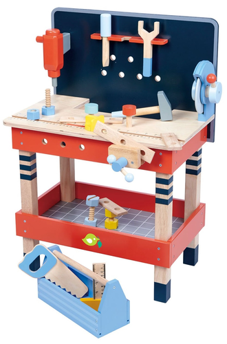 סט שולחן כלי עבודה מעץ 18 חלקים 1
