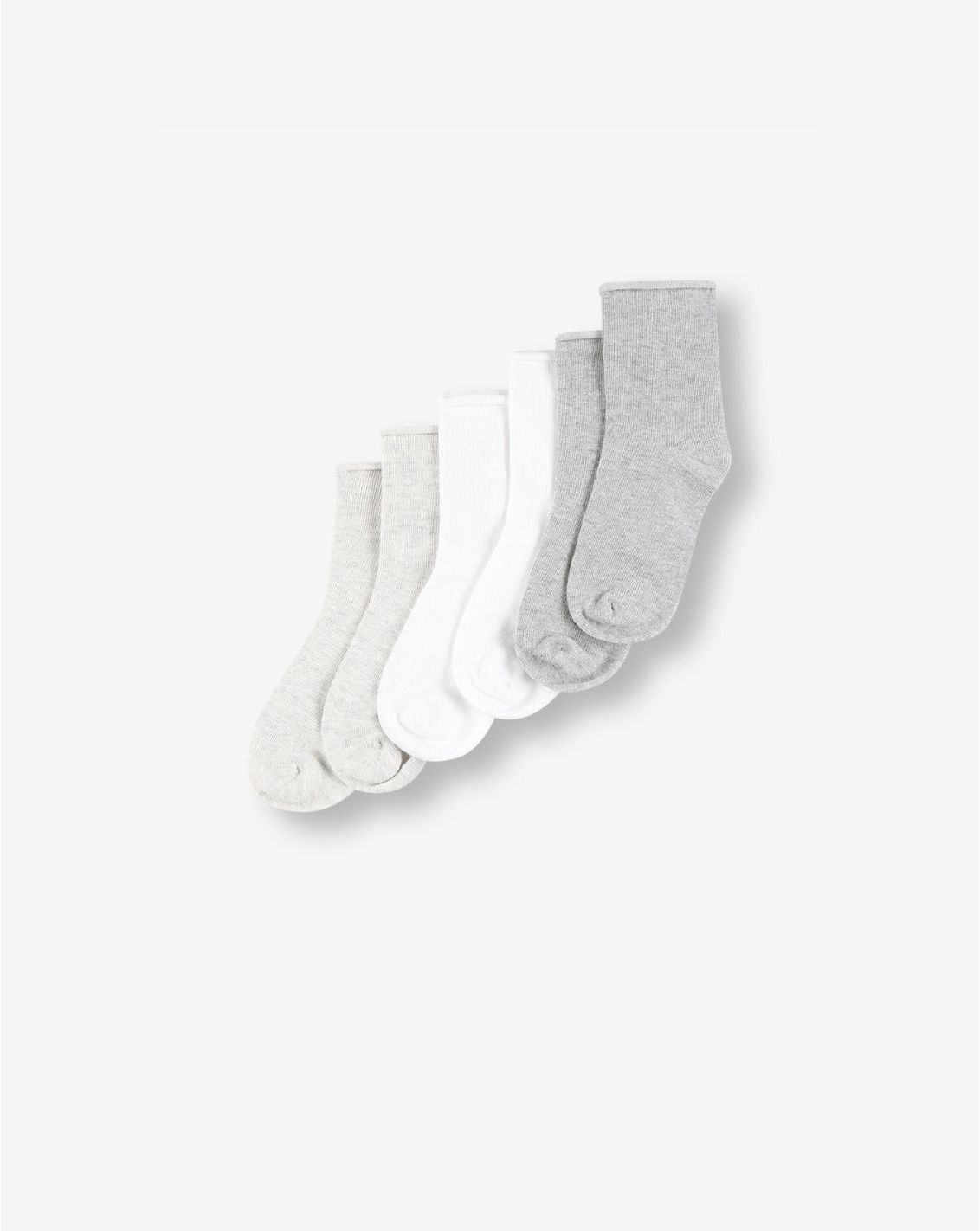 מארז שלישיית גרביים מונעים החלקה SOCKS 12-24,אפור מלאנז