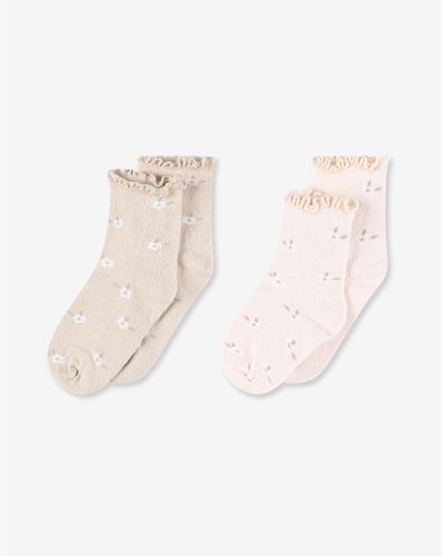 מארז שני זוגות גרביים SOCKS 22-24-ורוד בהיר
