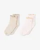מארז שני זוגות גרביים SOCKS 22-24-שמנת
