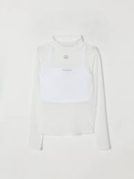 Tulle top with logo