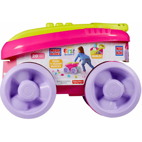 עגלת איסוף קוביות אוטומטית + 20 לבני בניה 4