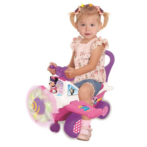 בימבה מטוס 2 ב 1 מנגנת ומאירה בדמות מיני מאוס 2
