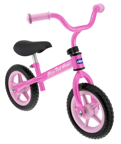 אופני איזון Balance Bike עם מצבי גובה במושב ובכידון - ורוד 1