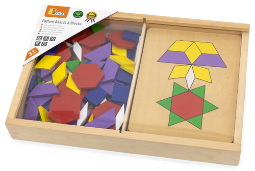 קופסת יצירת צורות גיאומטריות ו 10 כרטיסות  4