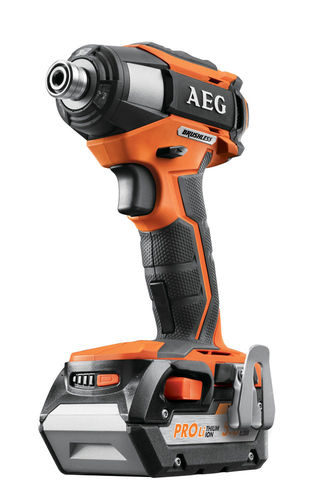 גוף מברגת אימפקט מקצועית נטענת+2 סוללה5אמפר +מטען AEG BSS 18 CB3 -  18V 