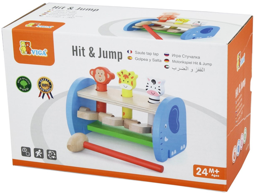 הך פטיש חיות קופצות מעץ מלא 2