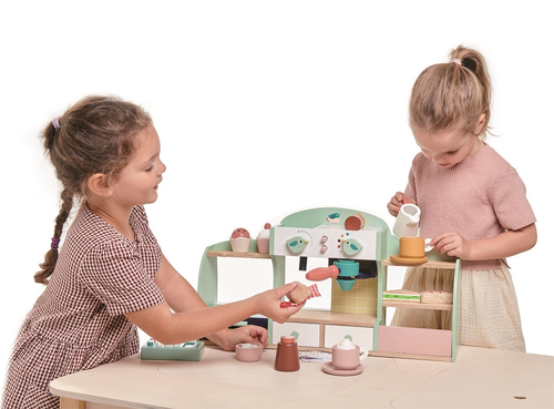חנות קפה ואספרסו 'קן הציפור' מעץ מלא 43 חלקים 3