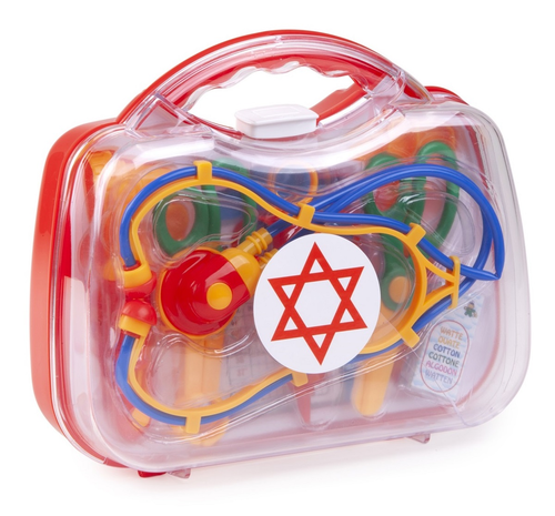 סט משחק רופא מפואר עם 10 חלקים במזוודה 1