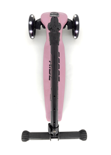 קורקינט לילדים ידית מתקפלת Highwaykick 3 LED, אורות ב 3 גלגלים ומונע התהפכות FOREST ירוק 3