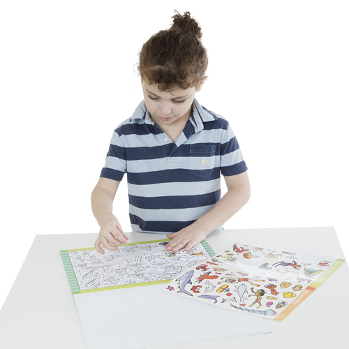 חוברת עם יותר מ 300 מדבקות חפש ומצא - הרפתקאות 3