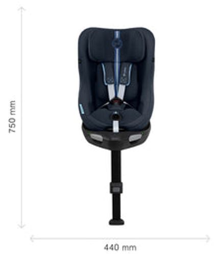 כסא בטיחות לתינוק סירונה Sirona G i-Size עם SensorSafe ללא בסיס - צבע שחור