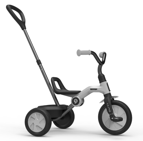 תלת אופן מתקפל עם מוט דחיפה מתנתק Ant Plus - אפור בהיר 1