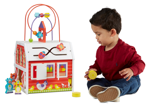 קוביית משחק ופעילות אסם המשחקים + 6 חלקי משחק 2