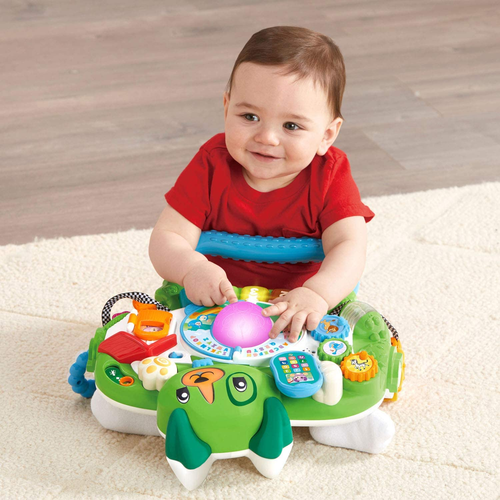 הליכון ומרכז פעילות אורקולי 4 ב 1 Scout's Get Up & Go Walker עם בקרת מהירות בגלגלים 3