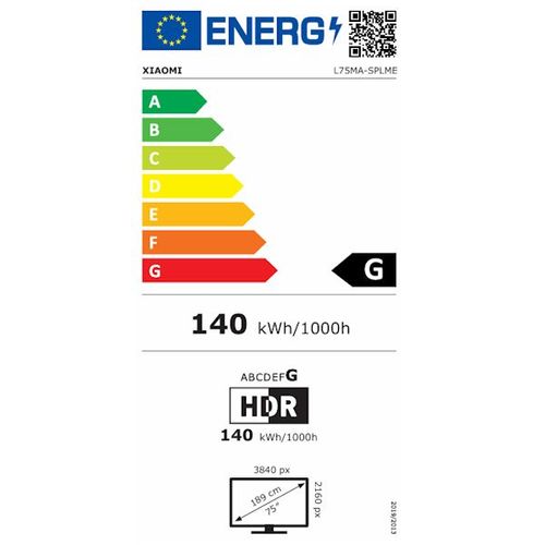טלוויזיה ''55 QD-Mini LED 4K שיאומי דגם Xiaomi TV S Mini 55'' (2025)